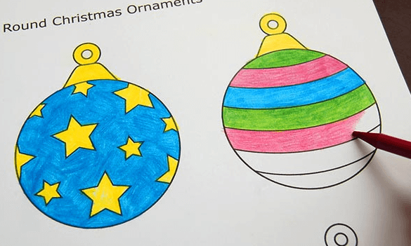 Free Printable:1dgi4rjyifg= Ornament Coloring Pages