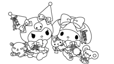 Cute:9yjx5f0isok= Sanrio Coloring Pages