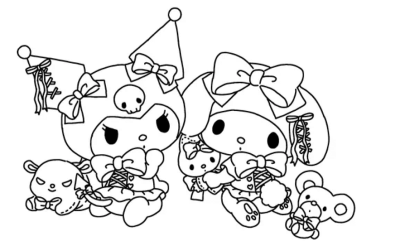 Cute:9yjx5f0isok= Sanrio Coloring Pages