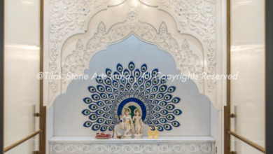 The Luminous Beauty of Vietnam White Marble in Luxury Mandir Design