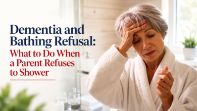 When Bath Time Becomes Stressful: Helping a Parent With Dementia Feel Safe